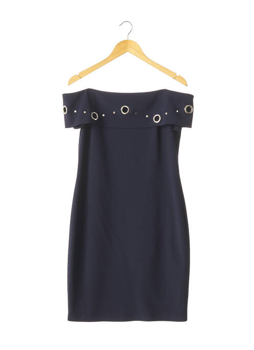 Robe mi-longue bleu FRANK LYMAN pour femme