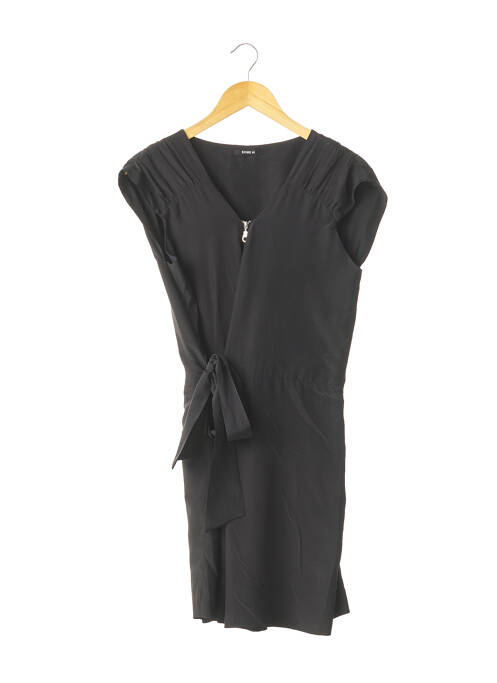 Robe mi-longue noir SOUN pour femme