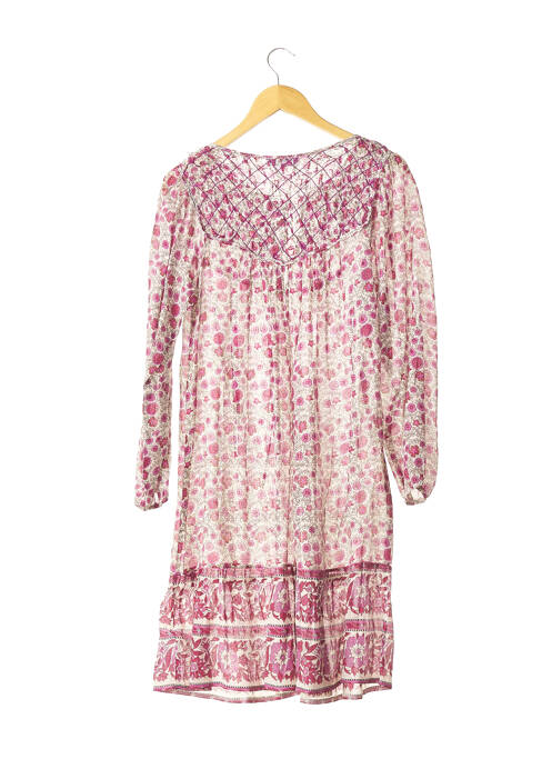 Robe mi-longue rose LYNN ADLER pour femme