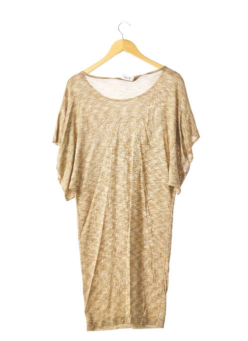 Robe pull beige SCAPA pour femme