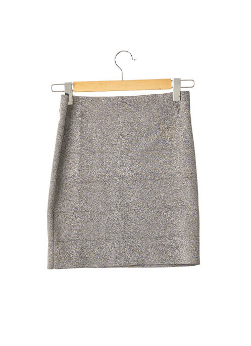 Jupe courte gris BCBGMAXAZRIA pour femme