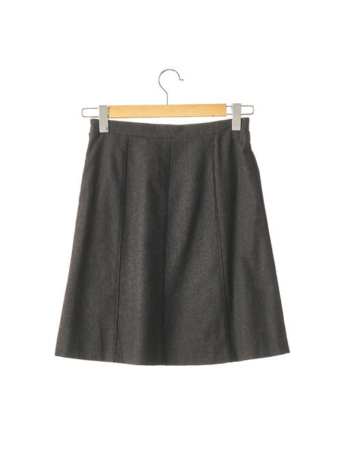 Jupe mi-longue gris FRANCK NAMANI pour femme