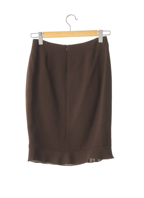 Jupe mi-longue marron MAUD DEFOSSEZ pour femme