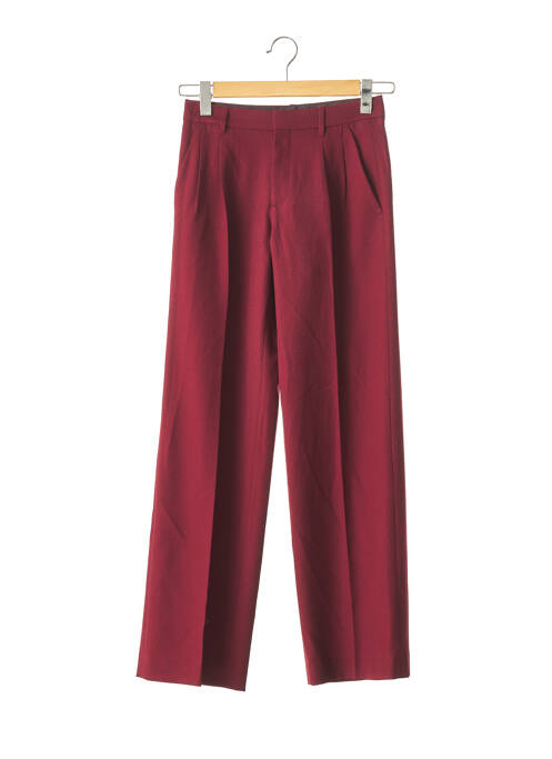 Pantalon droit rouge COMPTOIR DES COTONNIERS pour femme