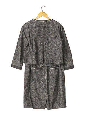 Ensemble jupe coupe cintrée gris PAULE KA femme