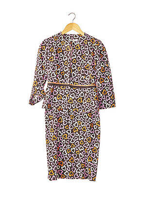 Ensemble robe coupe cintrée rose PAULE KA femme