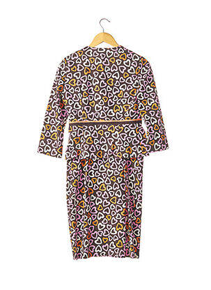 Ensemble robe type de veste casual rose PAULE KA femme