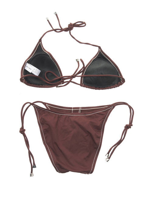 Maillot de bain 2 pièces marron ANDRES SARDA pour femme
