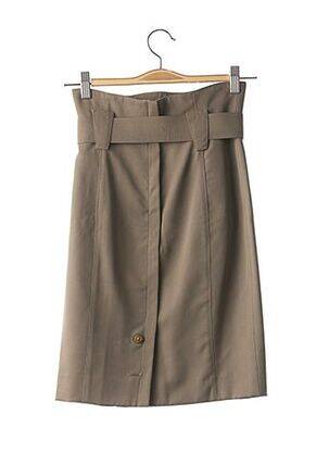 Jupe mi-longue taille haute vert JUNKO SHIMADA femme