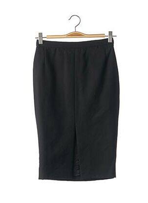 Jupe mi-longue taille haute noir LANVIN femme