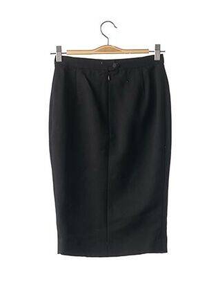 Jupe mi-longue taille haute noir LANVIN femme