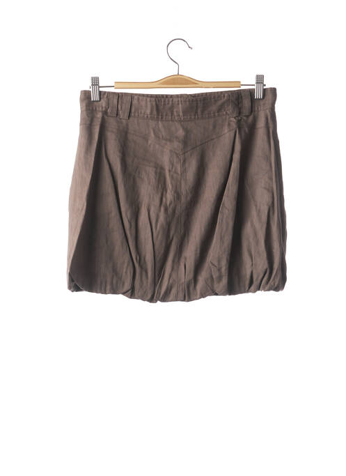 Jupe courte marron ARMANI pour femme