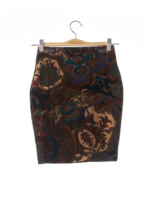 Jupe courte marron IRIE pour femme