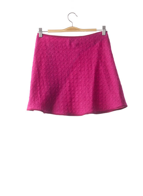 Jupe courte rose RITMO DI PERLA pour femme