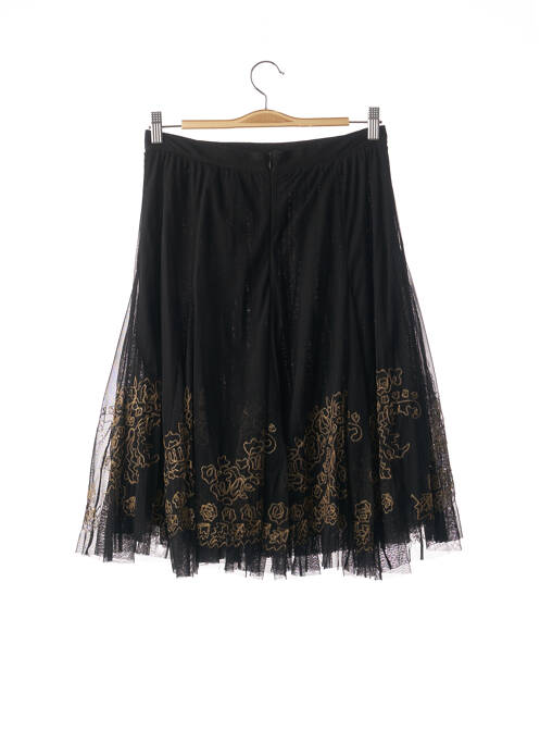 Jupe mi-longue noir IRIE pour femme