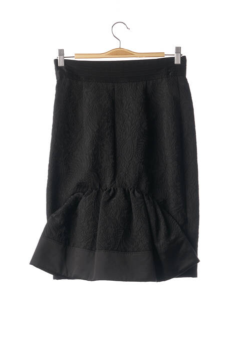 Jupe mi-longue noir PAULE KA pour femme