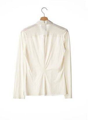 Chemisier coupe cintrée manches longues beige IRIE WASH femme