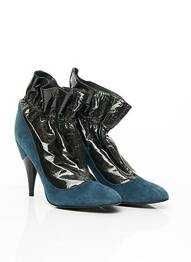 Bottines/boots talon haut de 10cm et plus bleu GEORGINA GOODMAN femme