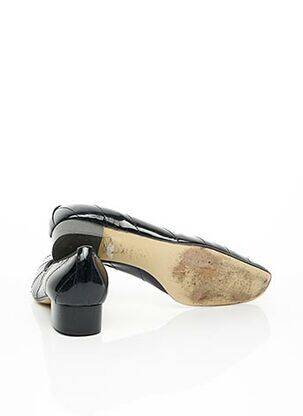Ballerines tissage vernis talon plat jusqu'à 3cm noir GUISEPPE MORO femme