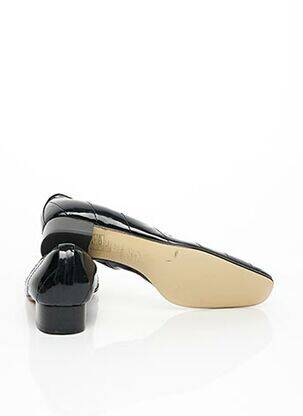 Ballerines tissage vernis talon plat jusqu'à 3cm noir GUISEPPE MORO femme