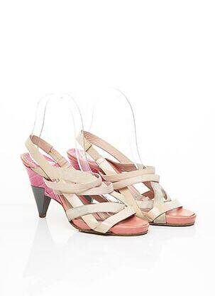Sandales/nu pieds talon de 7 à 9cm rose CHLOE femme