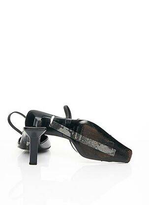 Mules/sabots semelle extérieure cuir talon de 7 à 9cm noir SERGIO ROSSI femme