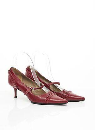 Escarpins fermeture boucle(s) talon de 4 à 6cm rouge PATRICK COX femme