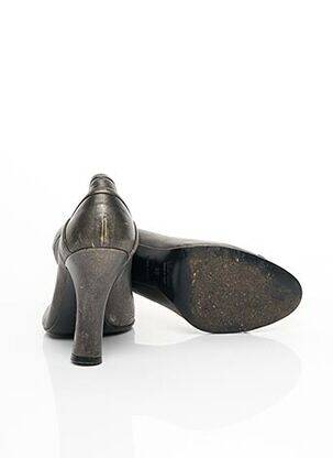 Escarpins semelle extérieure cuir talon haut de 10cm et plus gris MIU MIU femme