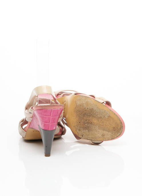 Sandales/nu pieds talon de 7 à 9cm rose CHLOE femme