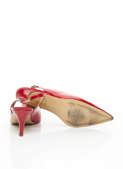 Sandales/nu pieds fermeture boucle(s) talon de 7 à 9cm rouge CAREL PARIS femme