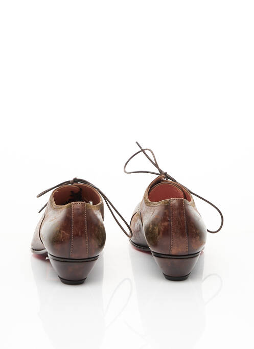 Derbies marron SANTONI pour femme