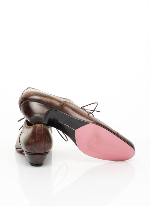 Derbies marron SANTONI pour femme