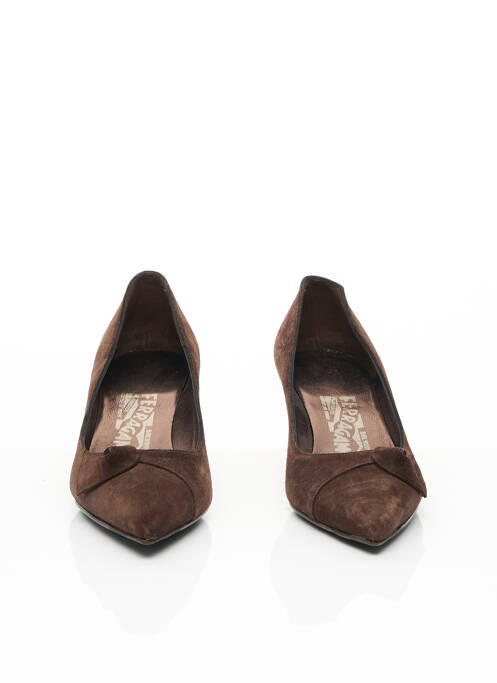 Escarpins marron SALVATORE FERRAGAMO pour femme