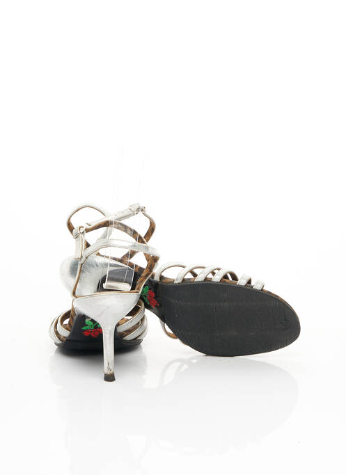 Sandales/Nu pieds gris FREE LANCE pour femme