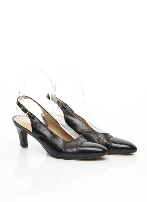 Sandales/Nu pieds noir CHANEL pour femme