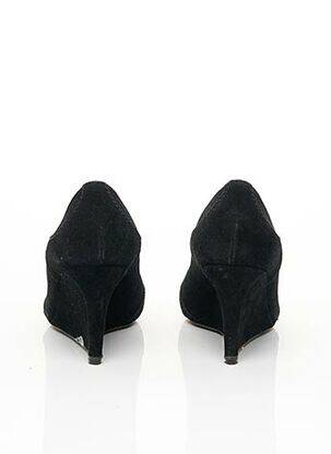 Escarpins nubuck talon de 7 à 9cm noir SERGIO ROSSI femme