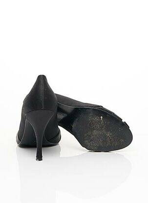 Escarpins tissage satiné talon de 7 à 9cm noir BCBGIRLS femme