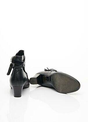Bottines/boots matière lisse talon de 4 à 6cm noir MANFIELD femme