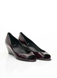Escarpins tissage vernis talon de 4 à 6cm violet PIERRE HARDY femme