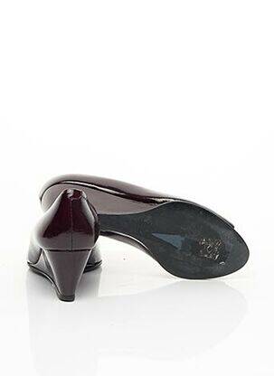 Escarpins tissage vernis talon de 4 à 6cm violet PIERRE HARDY femme