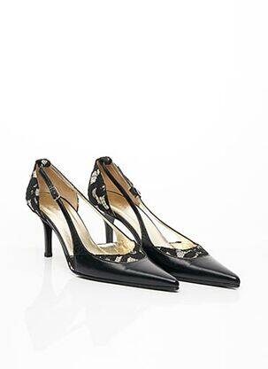Escarpins semelle extérieure cuir talon haut de 10cm et plus marron WALTER STEIGER femme