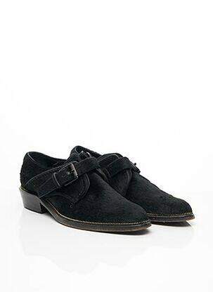 Mocassins talon plat jusqu'à 3cm noir BARBARA BUI femme