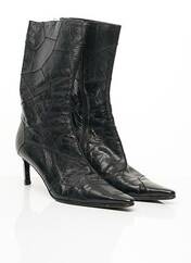 Bottines/Boots noir MICHEL PERRY pour femme seconde vue