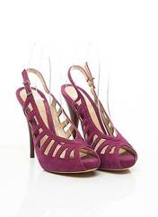 Sandales/Nu pieds violet FENDI pour femme seconde vue