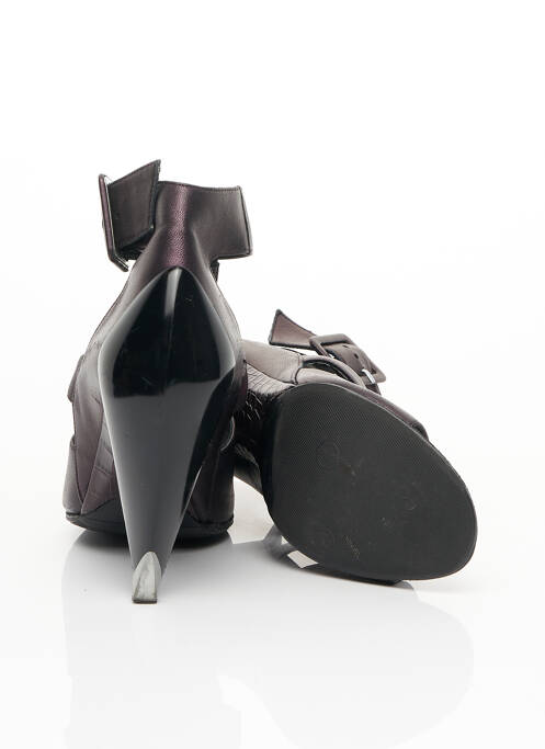 Sandales/nu pieds matière lisse talon de 7 à 9cm violet ROBERT CLERGERIE femme