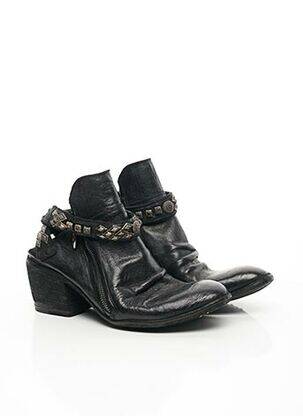 Bottines/boots fermeture zippée talon de 4 à 6cm noir FAUZIAN femme