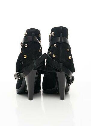 Bottines/boots nubuck talon de 7 à 9cm noir VERSUS femme