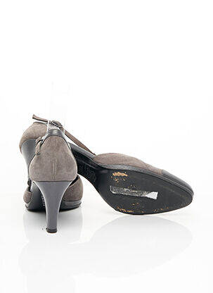Escarpins fermeture boucle(s) talon de 7 à 9cm gris APOSTROPHE femme