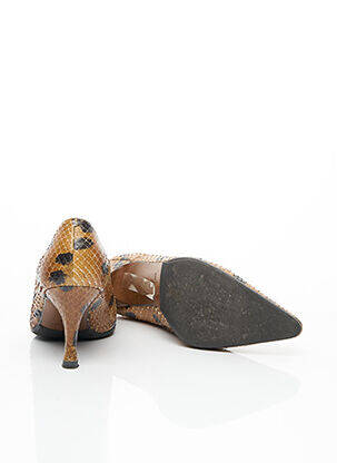 Escarpins talon de 7 à 9cm marron RENÉ CAOVILLA femme