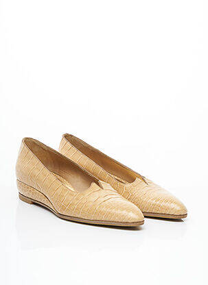 Mocassins talon plat jusqu'à 3cm beige WALTER STEIGER femme